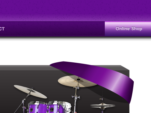 Deep Purple Theme for VIsual Site Designer - Detail