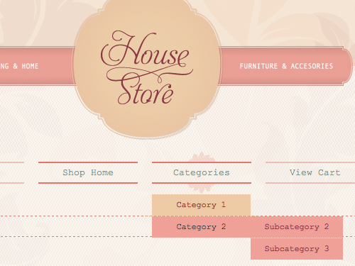 House (Day) Theme for Shopping Cart Designer - Detail