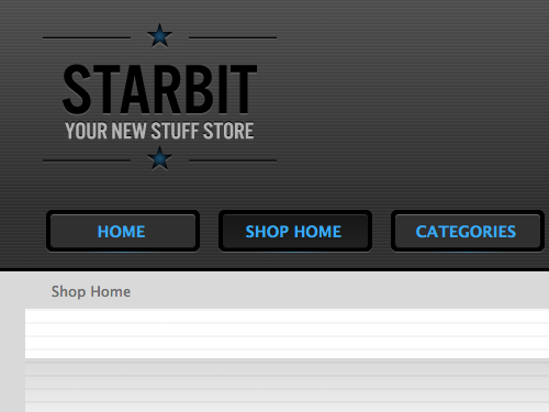 Starbit Theme for Shopping Cart Designer - Detail