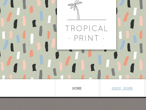 Tropical Print - Detail