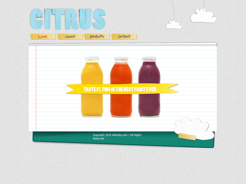 Citrus Theme for Visual Site Designer
