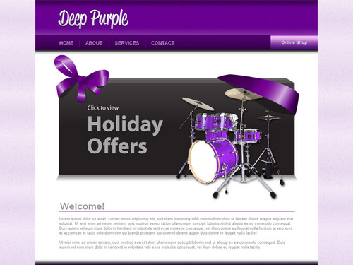 Deep Purple Theme for VIsual Site Designer