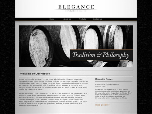 Elegance Theme for Visual Site Designer